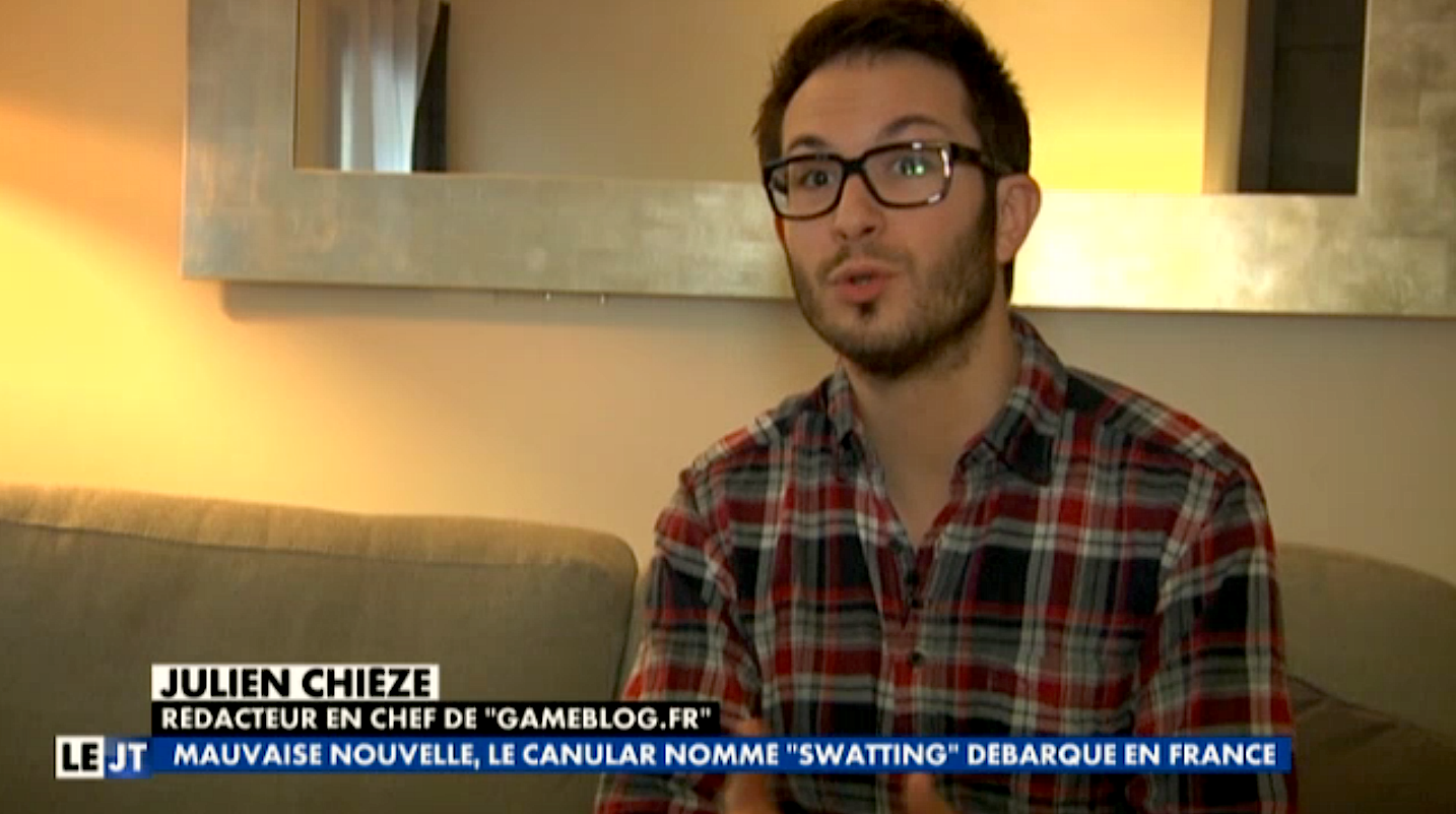 Le Swatting sur Canal +  et BFM TV avec Julien Chièze