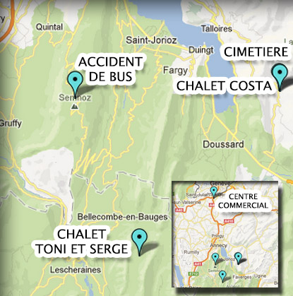 Les Revenants/ The Returned - carte des lieux de tournage !  / Filming Location Map ! - Partie 4