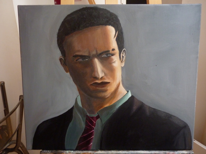 Video Game + Oil Paint