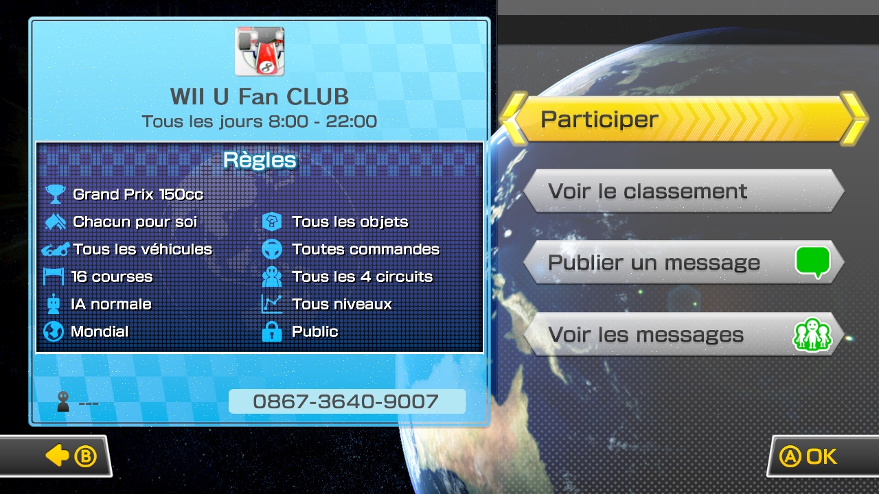 Mario kart 8 TOURNOI
