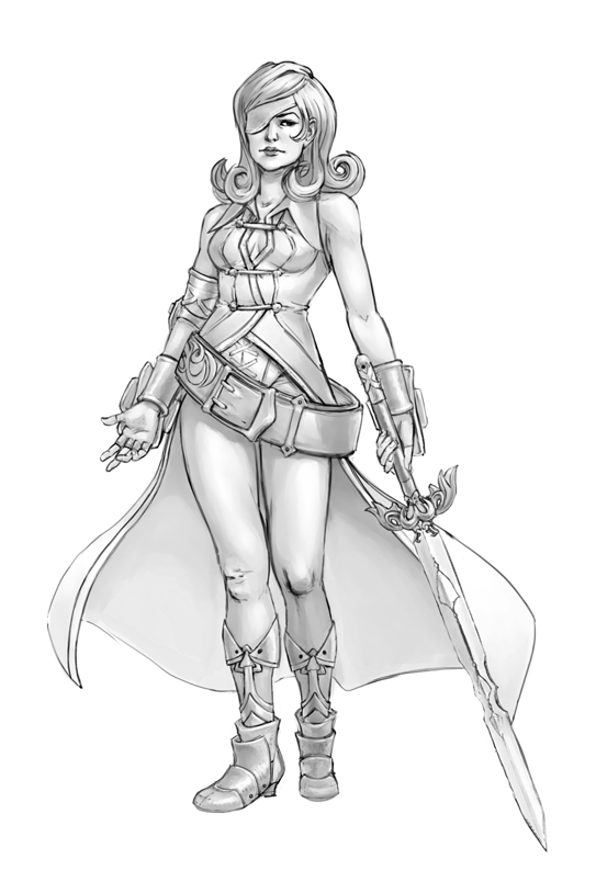 Fanart : Beate - FF9 (suite et fin)