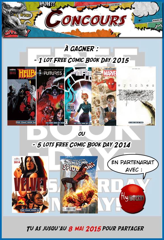 Concours Free Comic Book Day