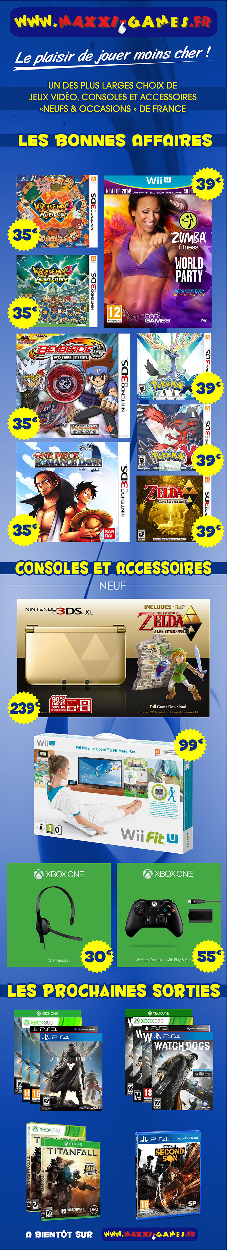 newsleters www.maxxi-games.fr