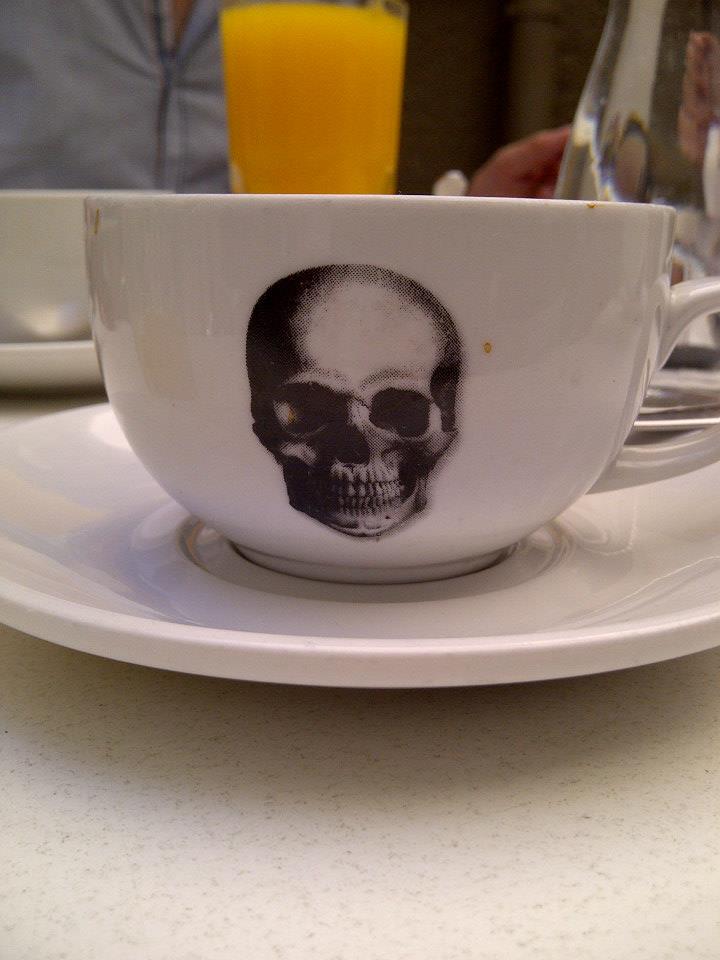 skull coffe
