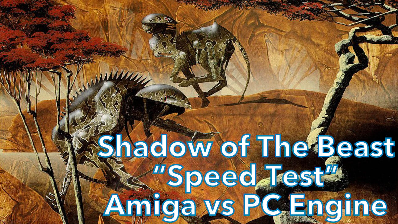 Shadow of The Beast - Speed Test Amiga vs PC Engine