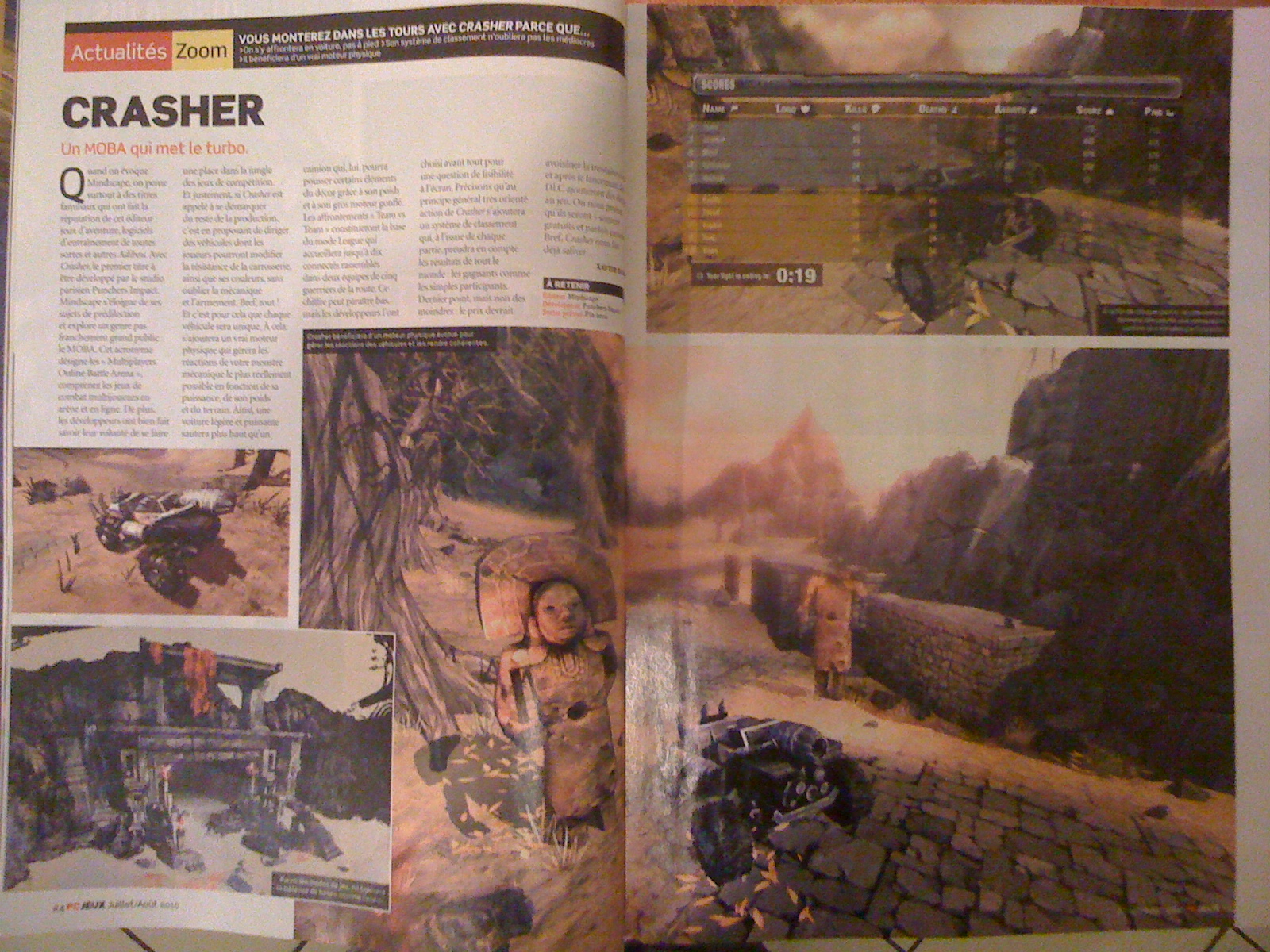 Une fenêtre sur Crasher