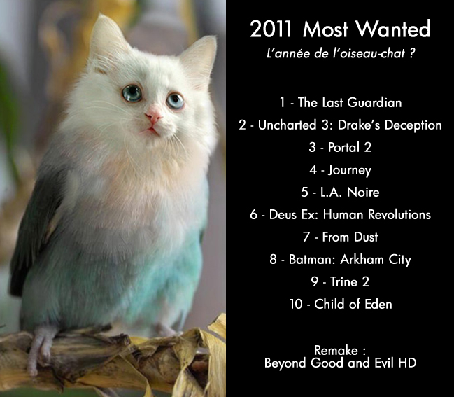 Top 10 des jeux attendus en 2011