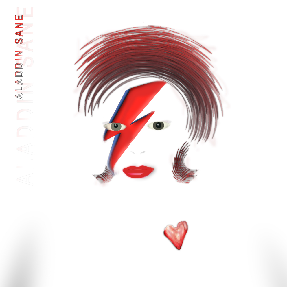 Mon 'toshop : Aladdin Sane / David Bowie