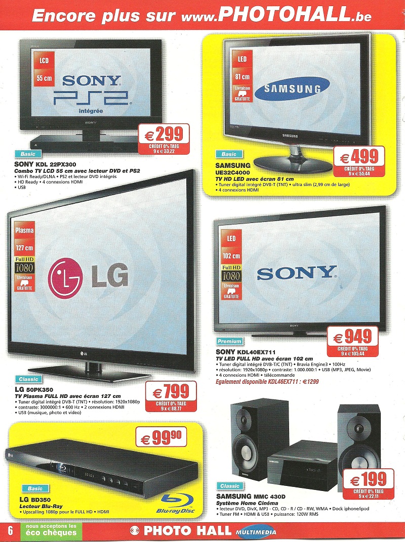 La playstation 2 intégrée dans un nouveau LCD Sony