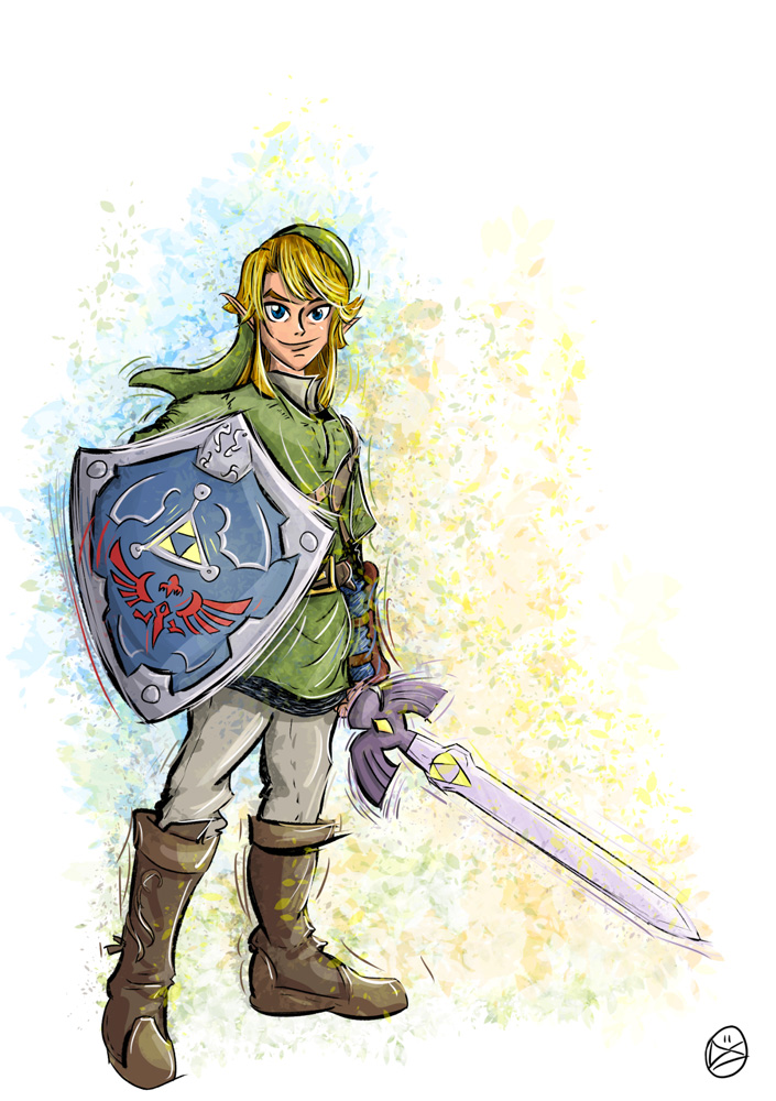Fan Art Zelda : Link ( TP ) & Hyrule Warriors.