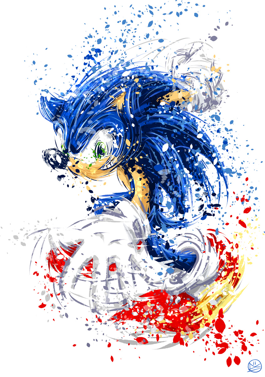 Fan art du soir Bonsoir, Sonic the Hedgehog