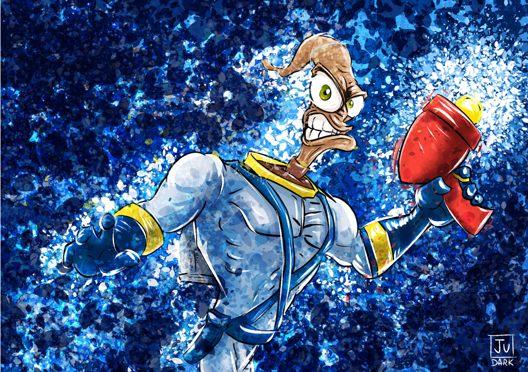 Groovy !!! Earthworm Jim : Fan Art