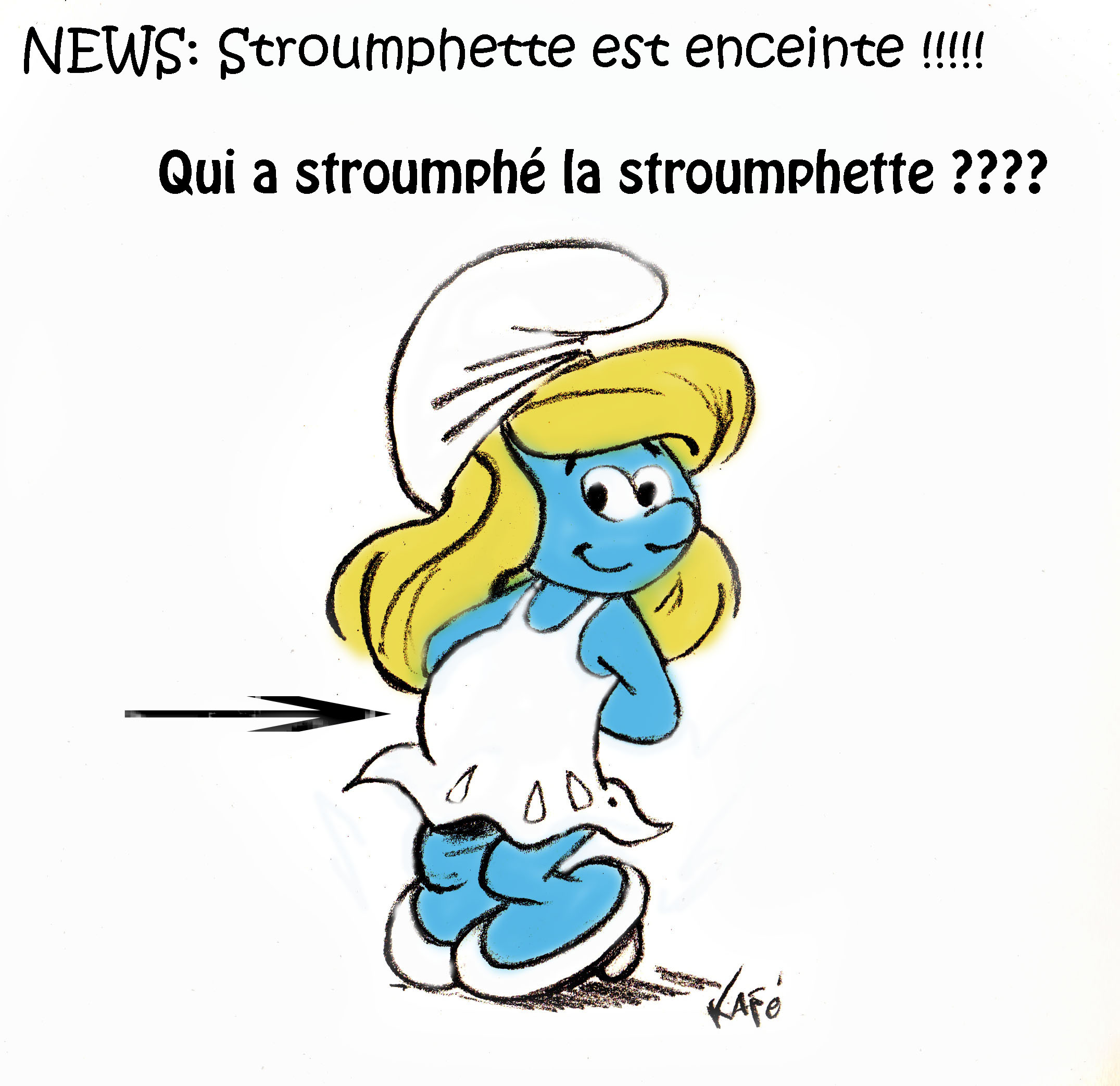 FLASH INFO SPÉCIAL :  La Stroumphette a été Stroumphé !!!