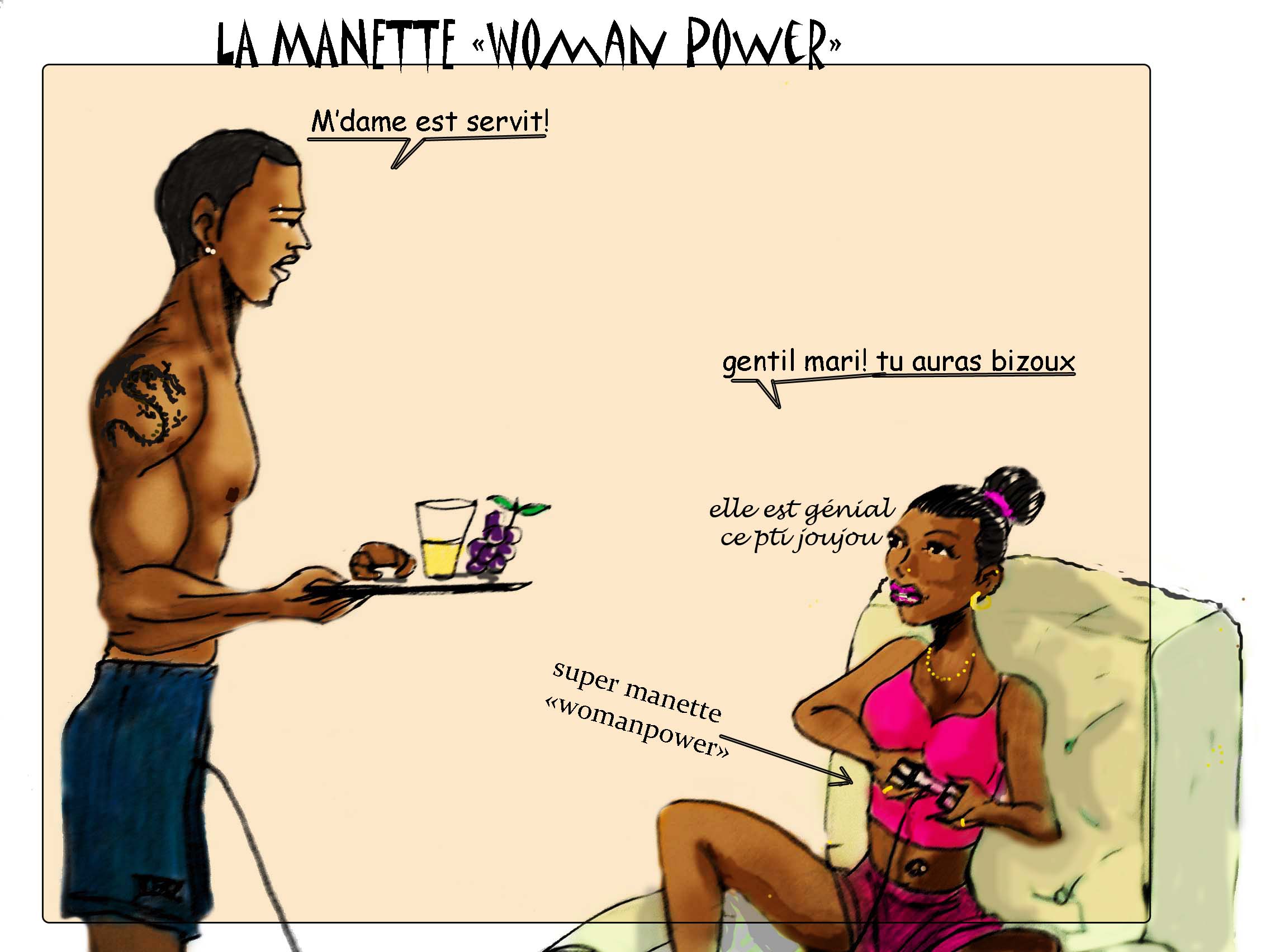 La manette "WOMAN POWER"