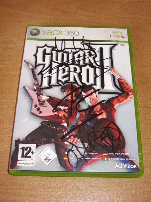 Guitar Hero II Dédicacé par My Chemical Romance (Groupe)
