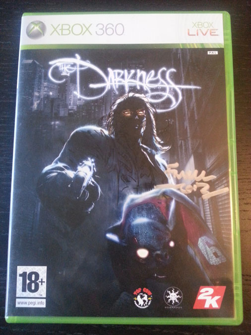 The Darkness Dédicacé et Altéré par Mr David Finch (Illustrateur de Comics)