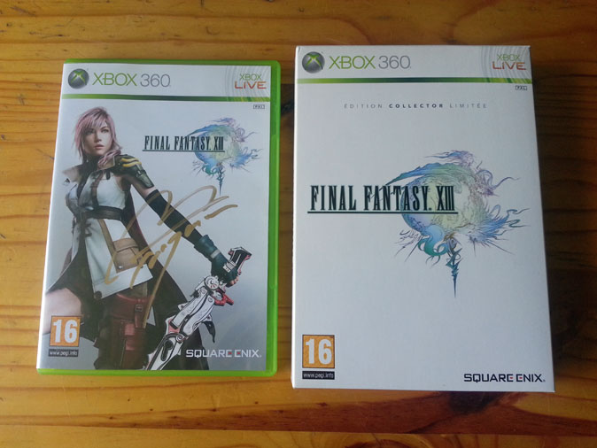 Final Fantasy XIII Collector Edition Dédicacé par Mr Motomu Toriyama (Directeur Scénariste)