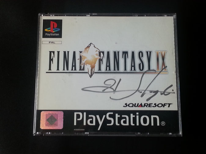 Final Fantasy IX Dédicacé par Mr Hironobu Sakaguchi (Superviseur, Producteur, Idée Originale)