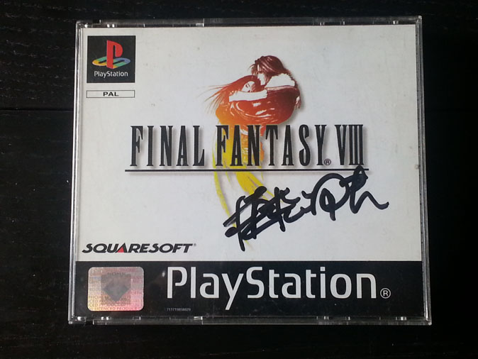 Final Fantasy VIII Dédicacé par Mr Nobuo Uematsu (Compositeur)