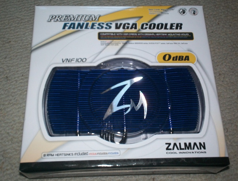 Zalman VNF 100 radiateur passif pour carte graphique, pas mal, mais pas top