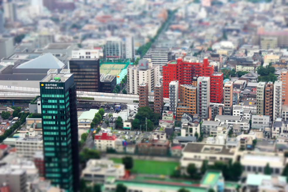 Photos: Tokyo vu comme une maquette
