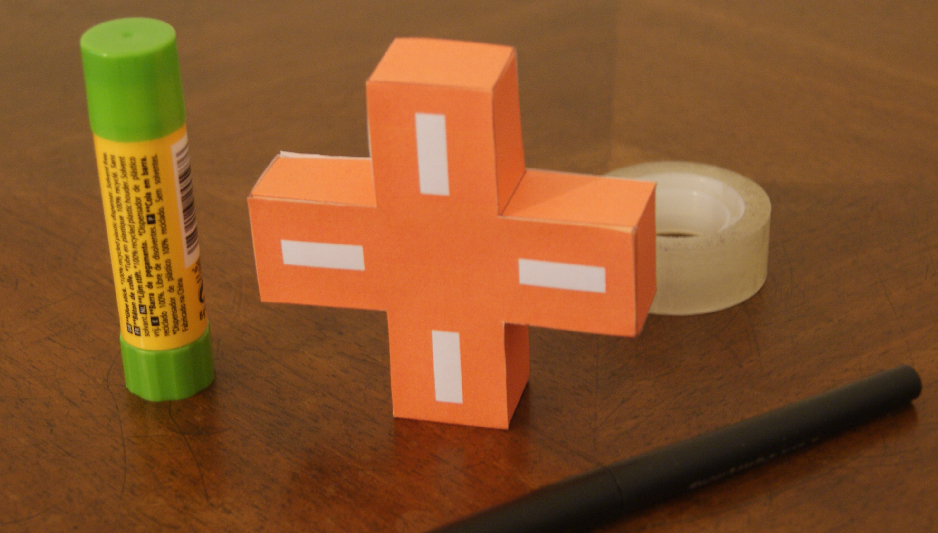 Papercraft : Le logo de Gameblog.fr