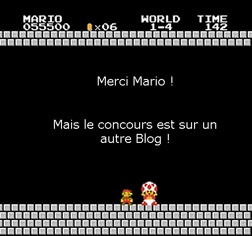 Mario aime les concours de bannière !
