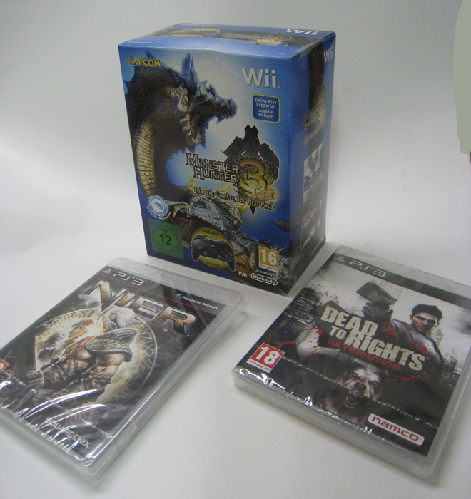 Arrivage // Monster Hunter collector, Nier, et Dead to Rights