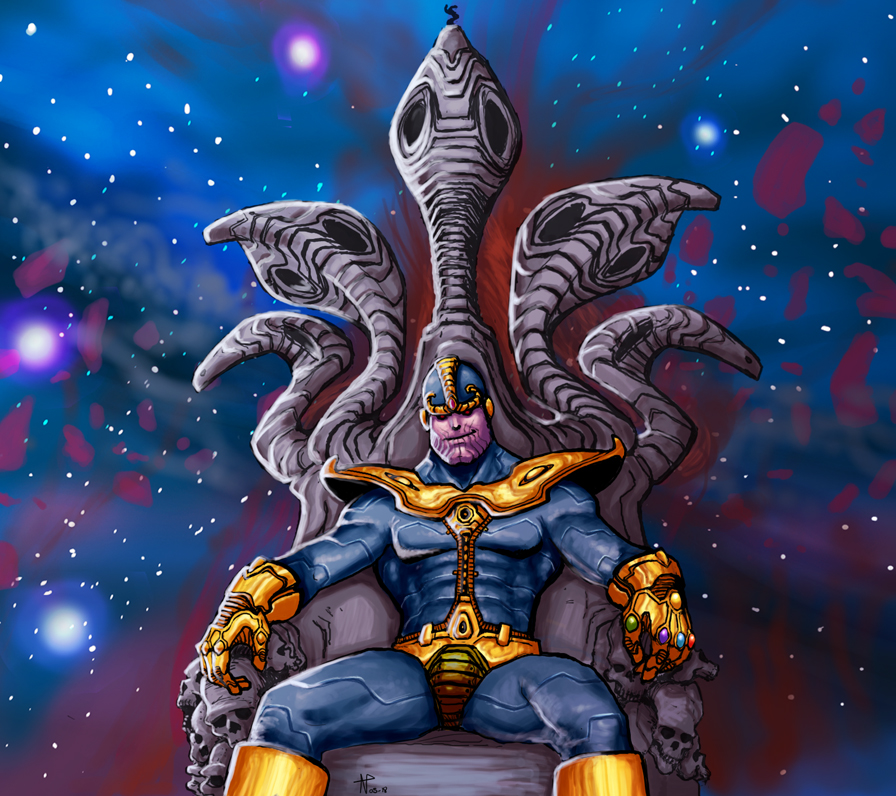 Young Thanos : Speed Drawing