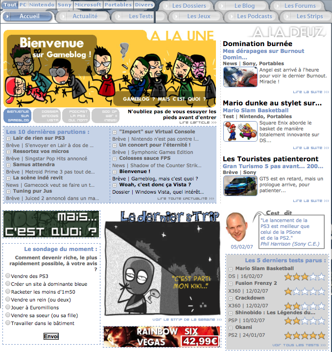 Gameblog - Mon avis et mes suggestions pour 2017 !