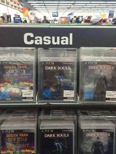 Le vrai visage des joueurs de Dark Souls.