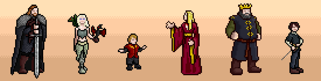Game of Thrones : Le pixel art.