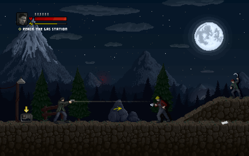 Alan Wake en Pixel Art.