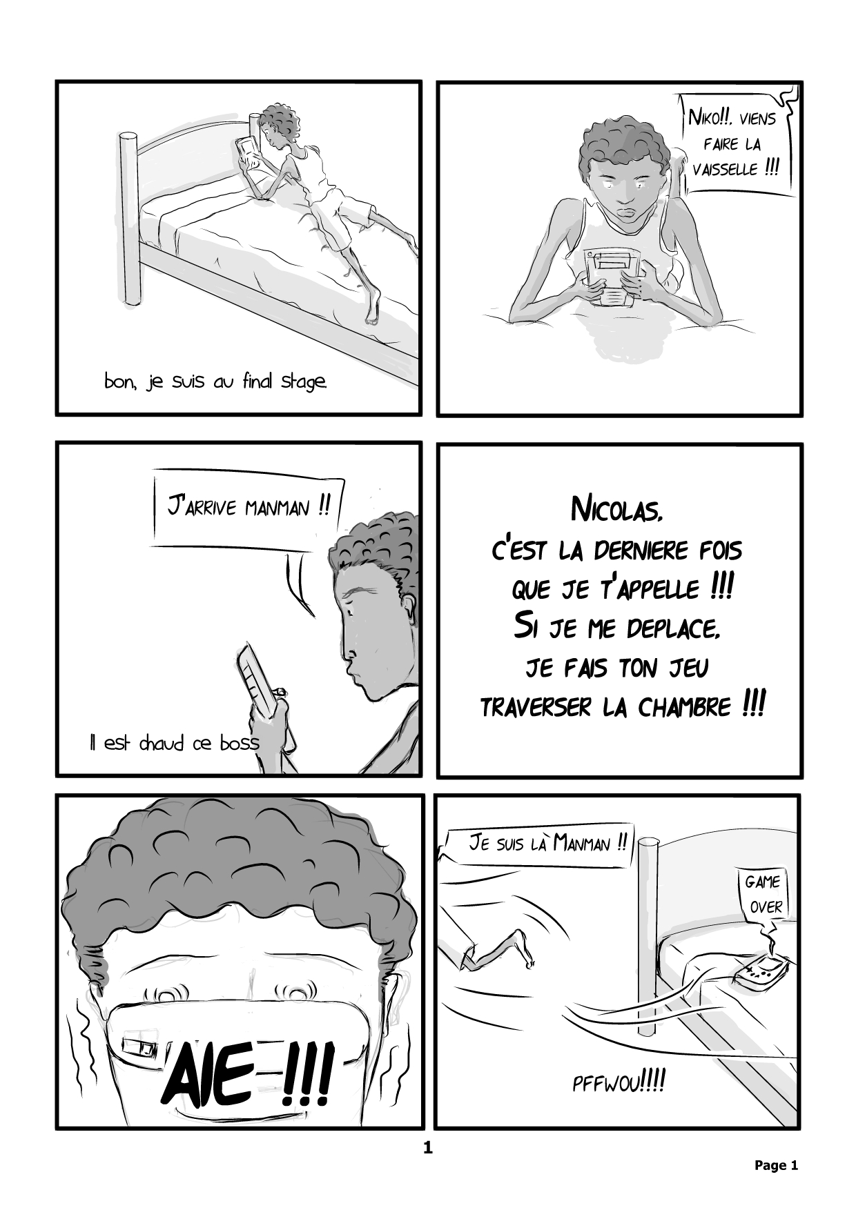 Le Gameboy et Manman (Maman)