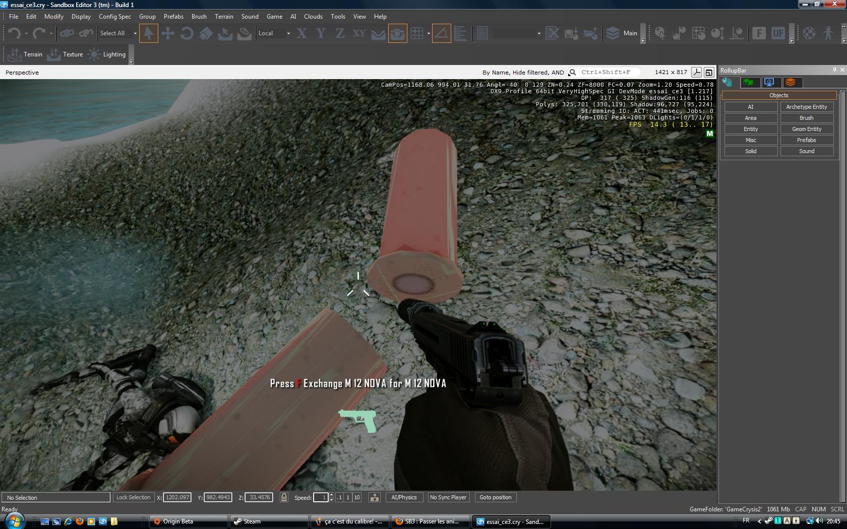 Tu la vu mon gros calibre ?