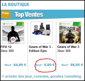 Les super réduc' de Gameblog !