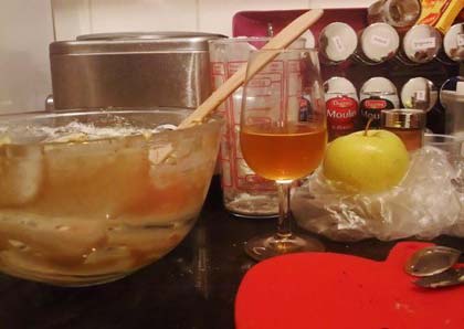 Petits Gâteaux tombés d'un Pommier, au cidre et à la cannelle.