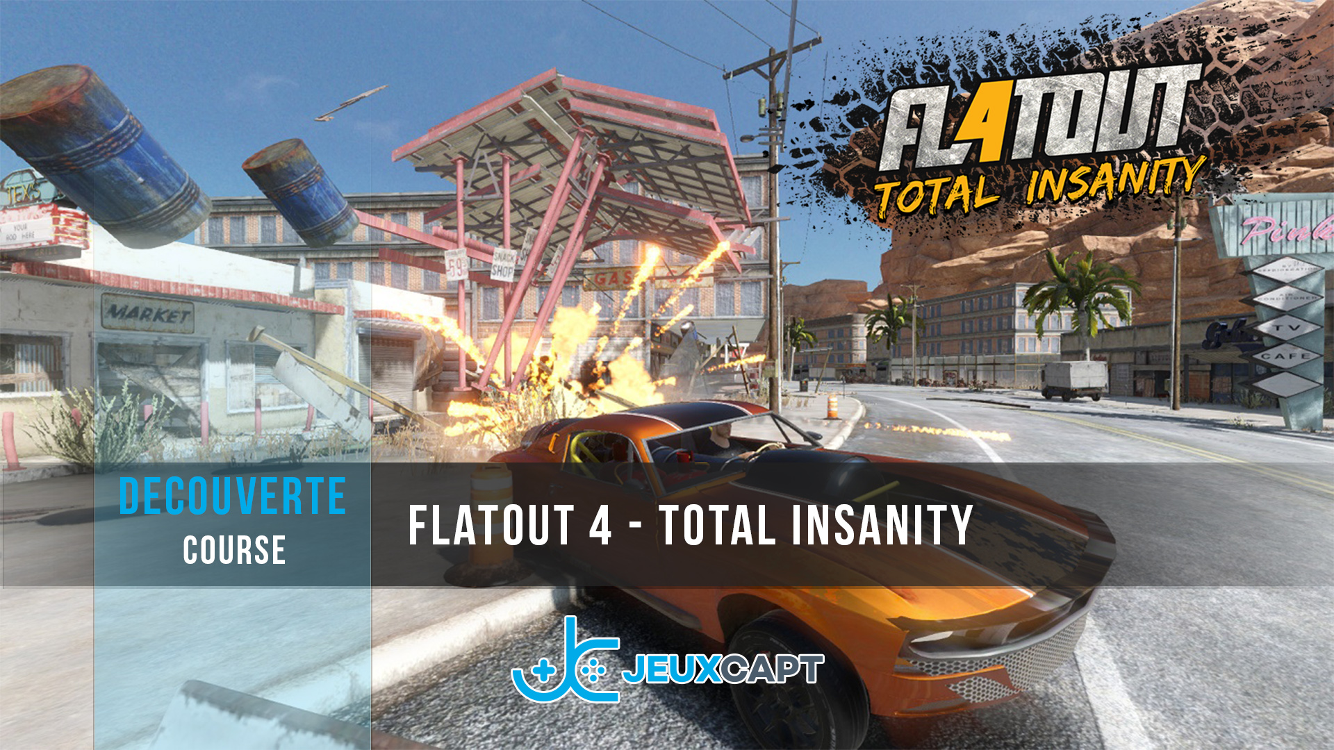 On débute la Derby Cup - Flatout 4 Total Insanity - Découverte