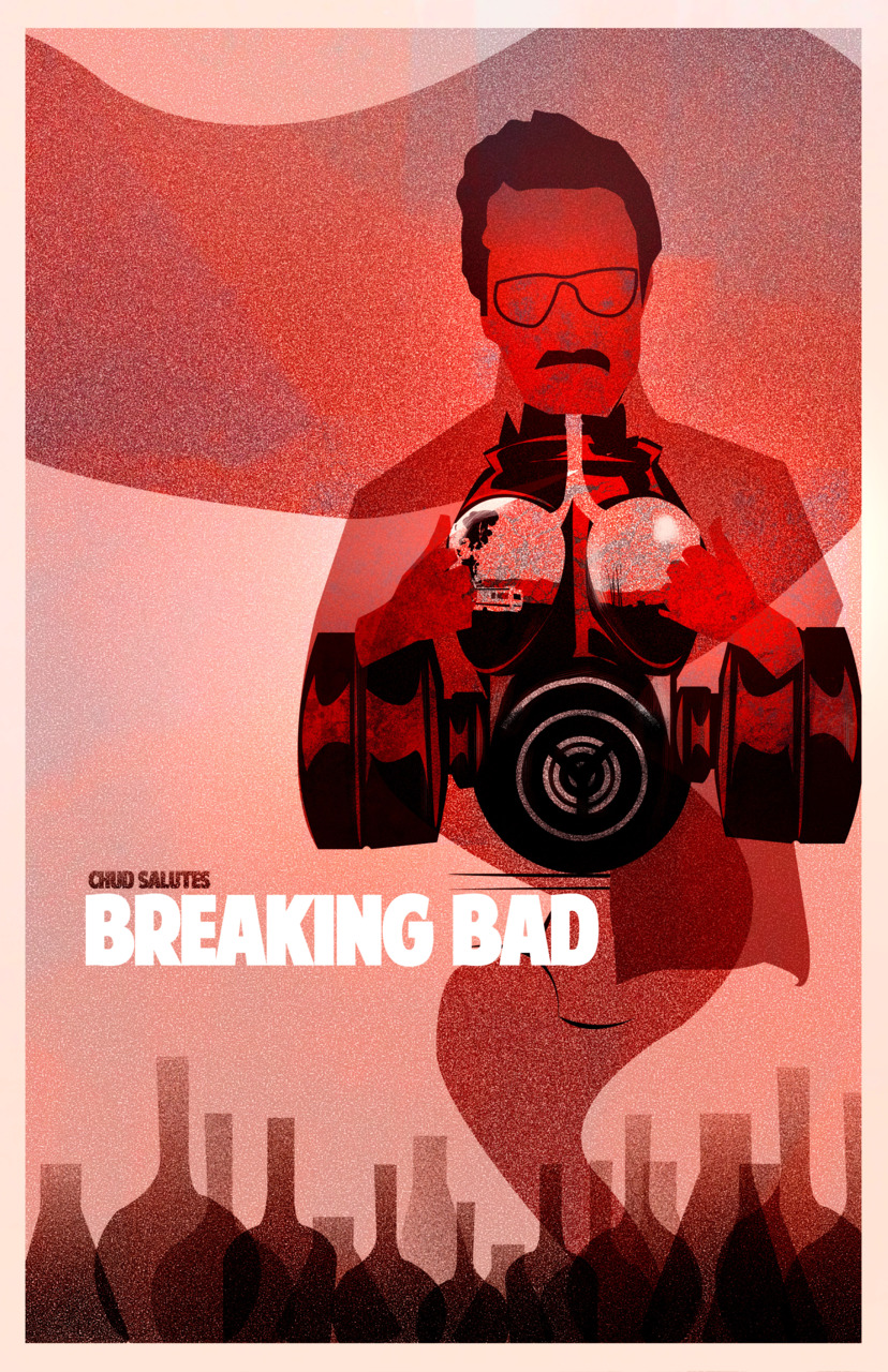 Un poster Breaking Bad qui pue la classe.