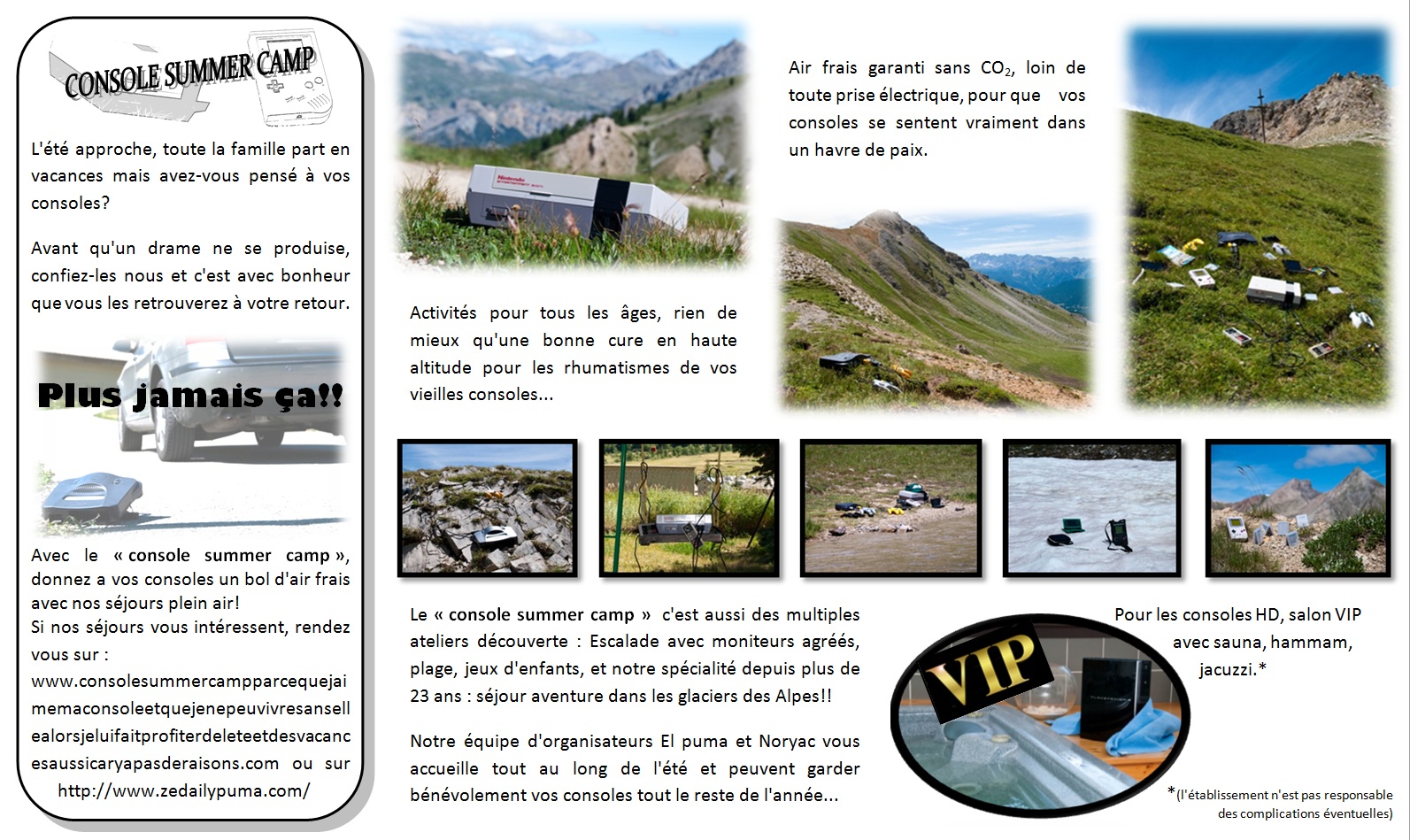 La NES dans les Alpages