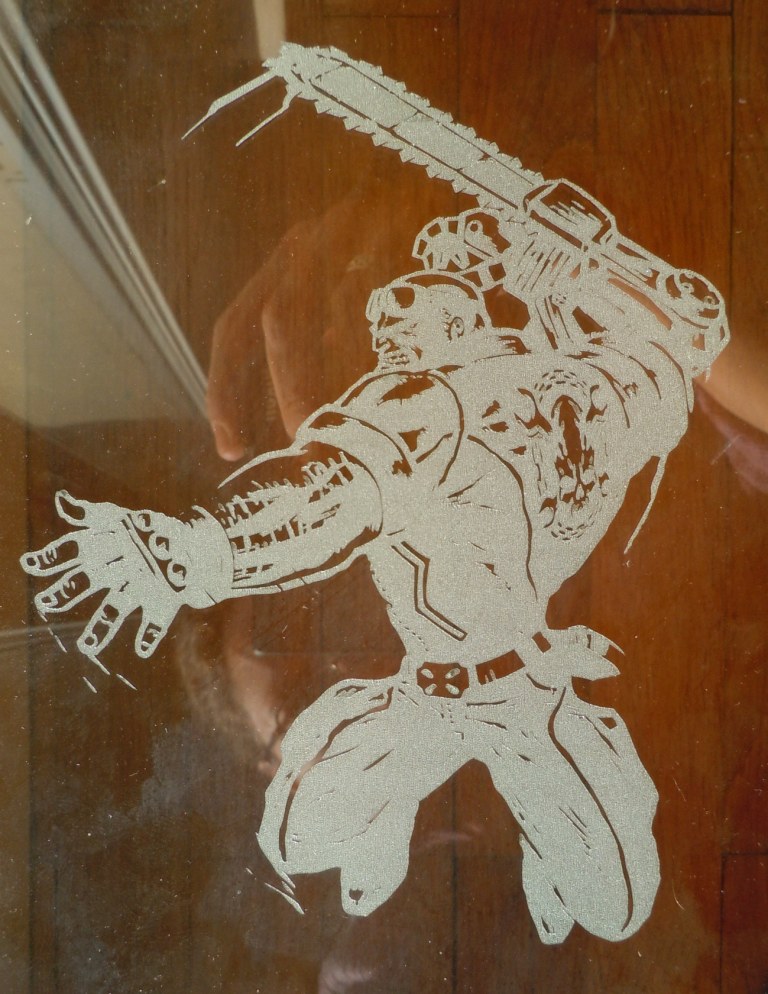 Madworld en gravure Laser sur verre (Gravure Laser #1)