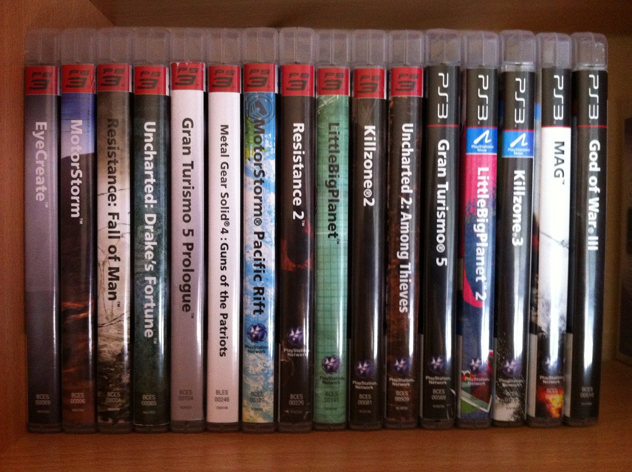 Ma collection de jeux.