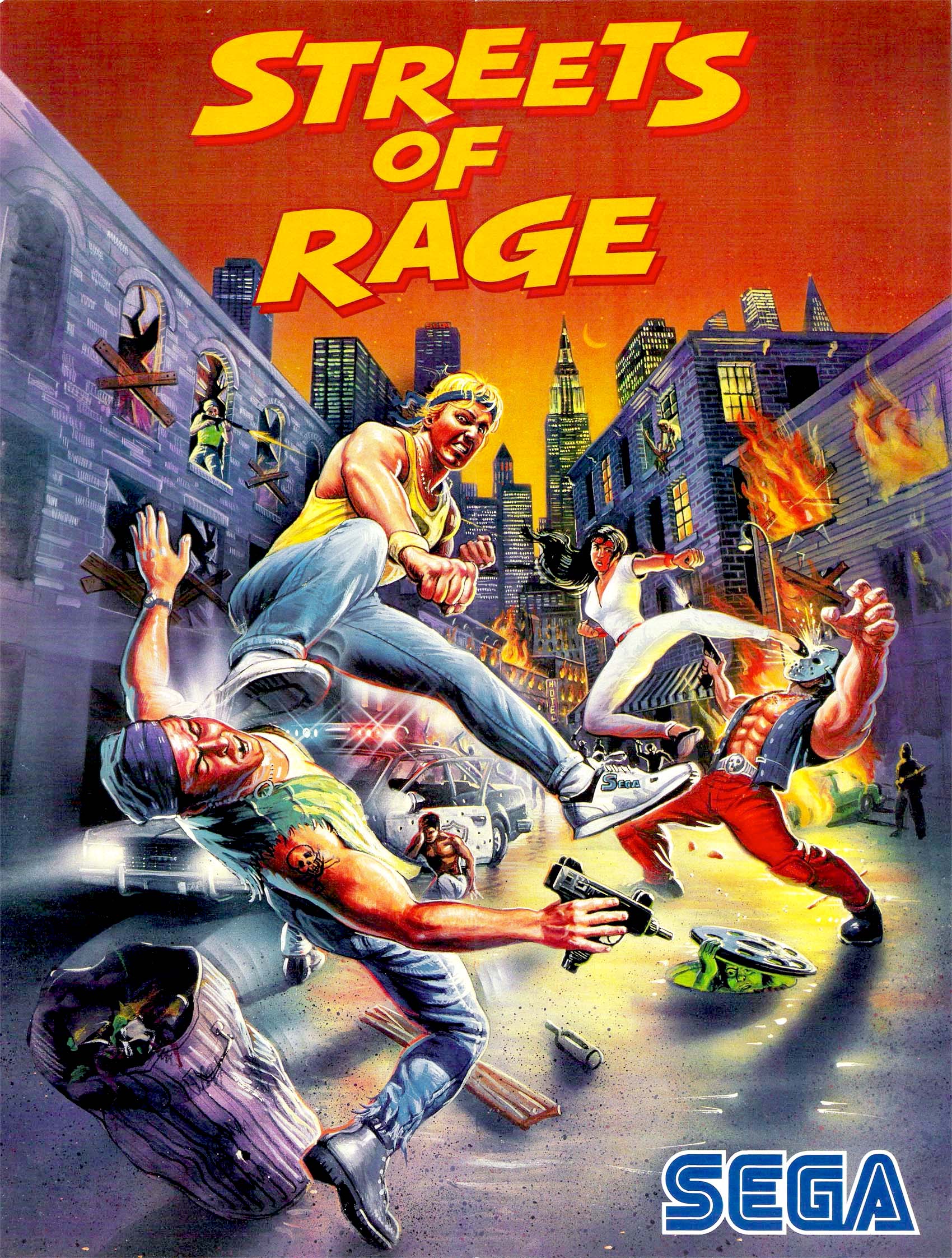 "Streets Of Rage" Sega Megadrive