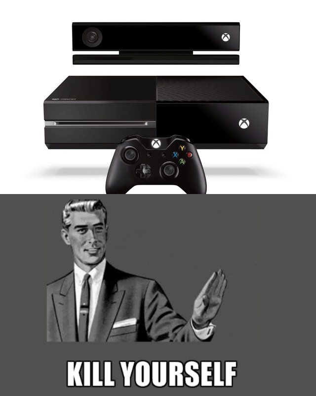 La XBOX ONE en une phrase et une image.