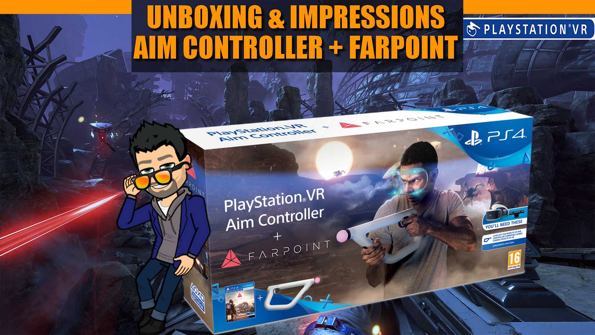 Unboxing et Impressions - Playstation AIM CONTROLLER notamment sur FARPOINT