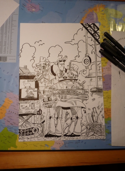 Dessin terminé (à l'instant) : One Piece - Franky