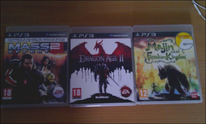 Les achats de la semaine dernière !