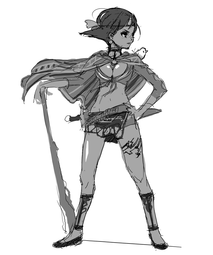 Fuel Overdose: character design de Rosa et A.J.