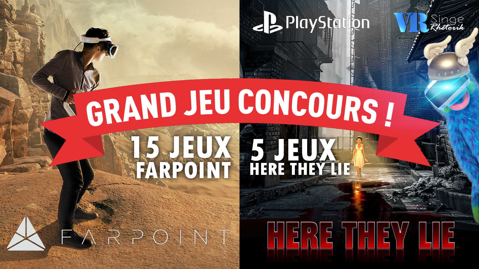 Concours : 5 jeux Here They Lie et 15 jeux Farpoint à gagner