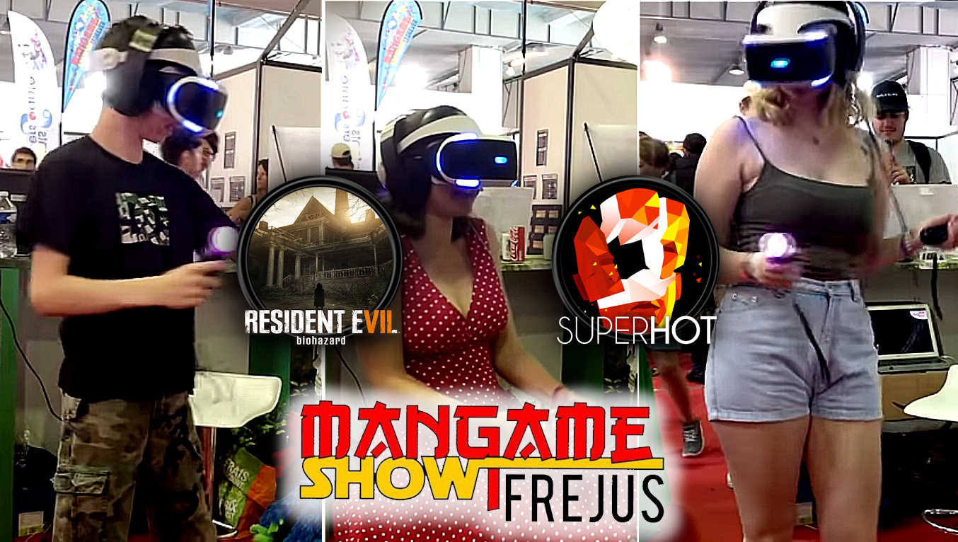 Mangame Show, réactions amusantes sur Resident Evil 7 VR (et Superhot VR)